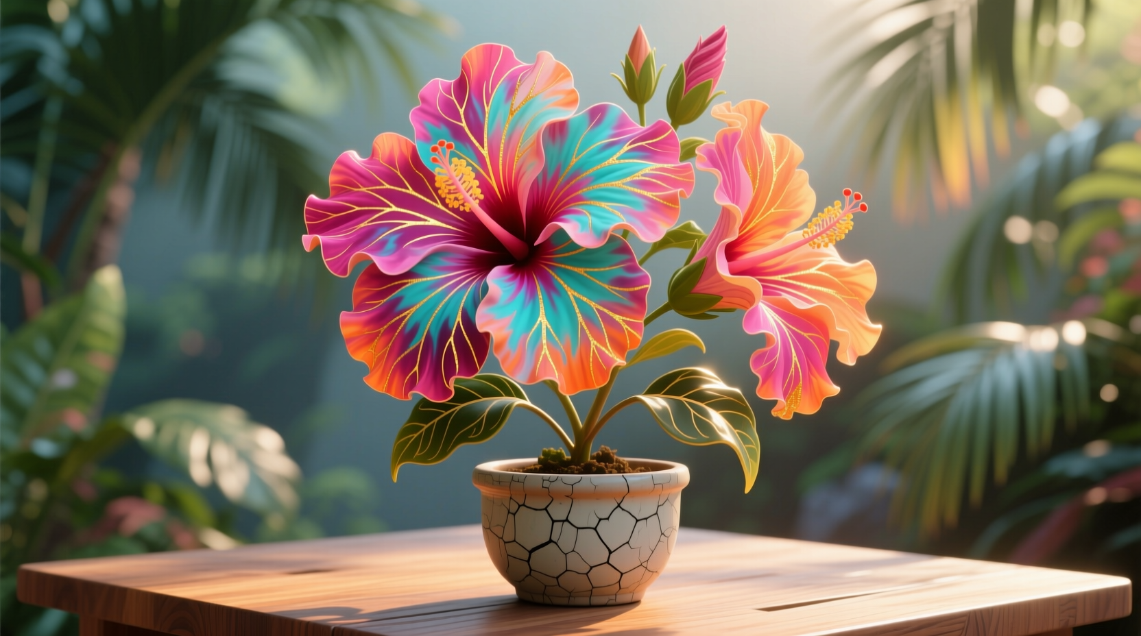 tie dye hibiscus plant