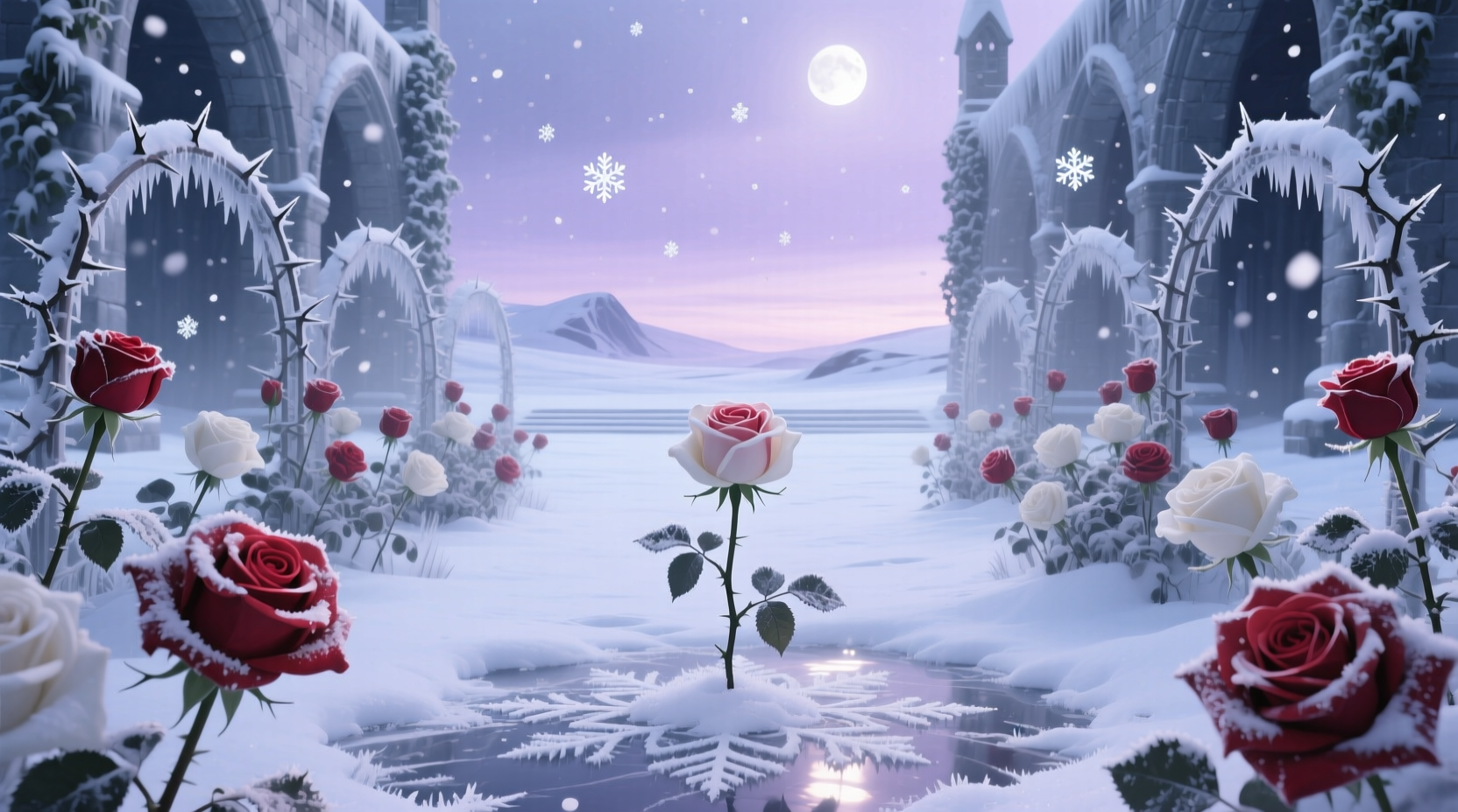 roses winter