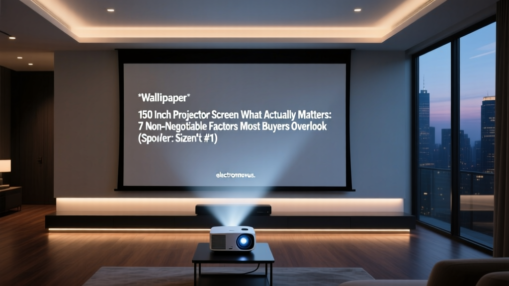 150 Inch Projector Screen What Actually Matters: 7 Non-Negotiable Factors Most Buyers Overlook (Spoiler: Size Isn’t #1)