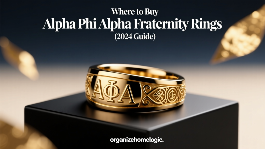 Where to Buy Alpha Phi Alpha Fraternity Rings (2024 Guide)