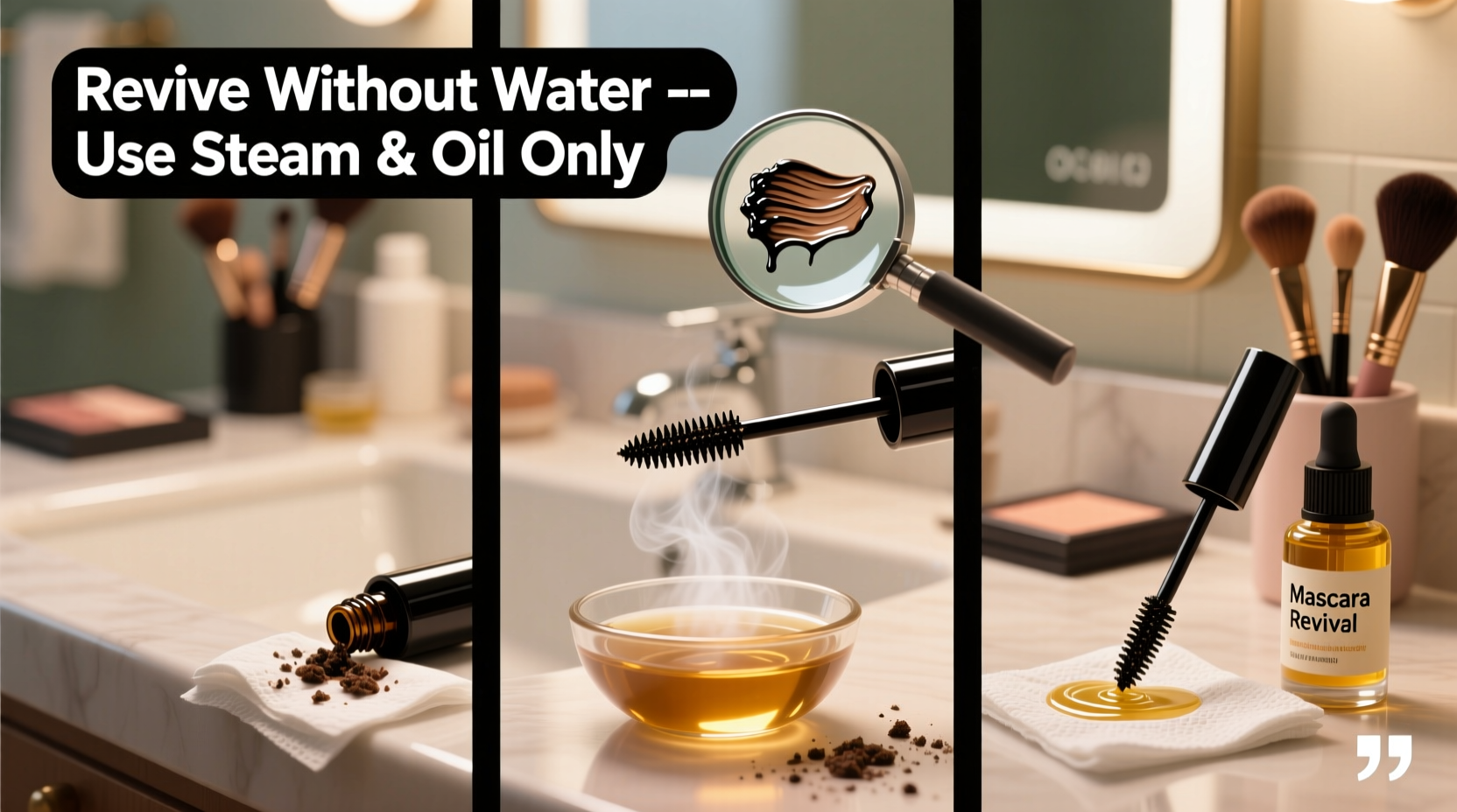 how to revive dried out mascara without adding water