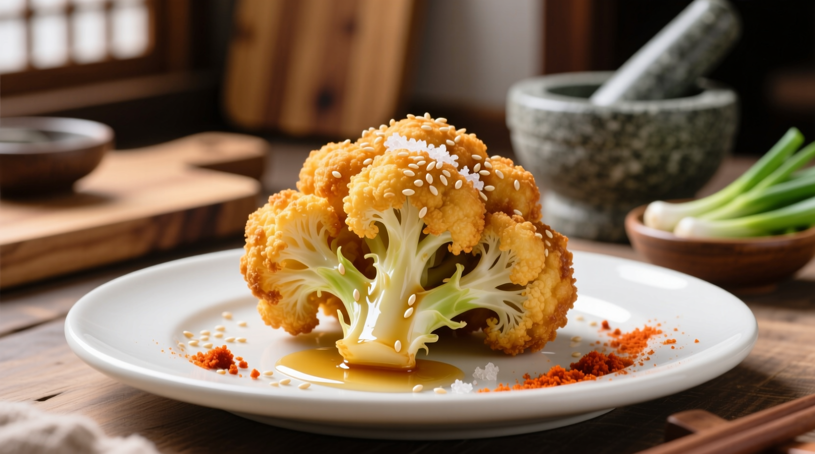 korean fried cauliflower recipe