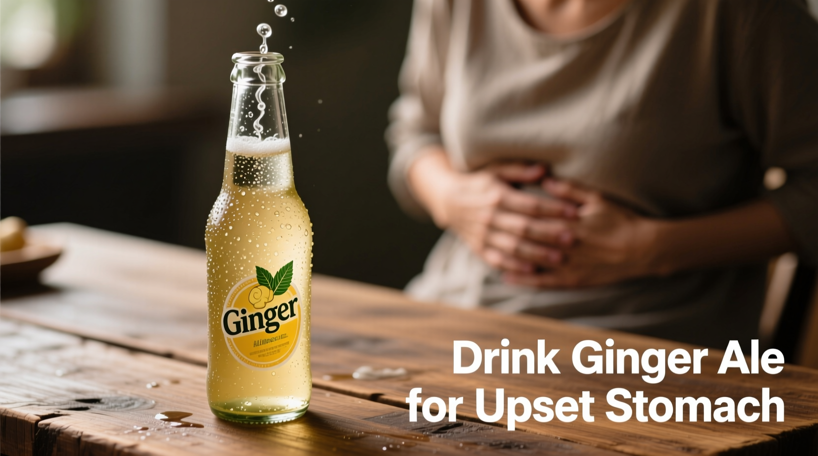 Ingwer-Apfelschorle bei Magenbeschwerden