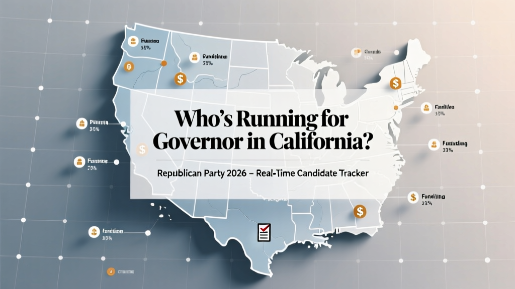 CA Governor Candidates 2026: Republican Race Tracker