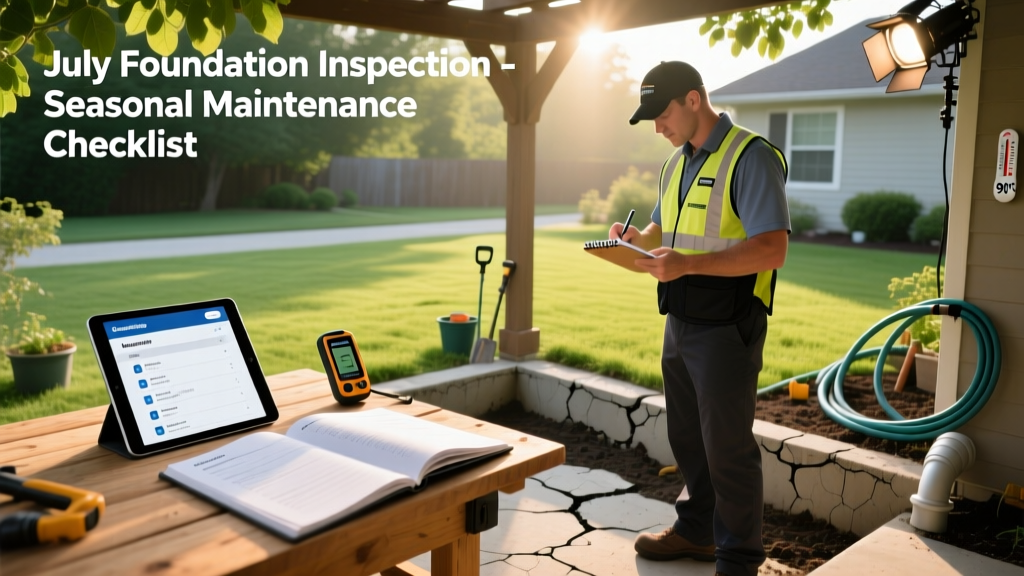 July Foundation Inspection: Seasonal Maintenance Checklist