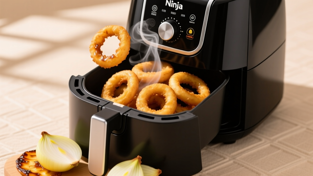 Perfect Ninja Foodi Onion Rings (Crispy, Low-Oil!)