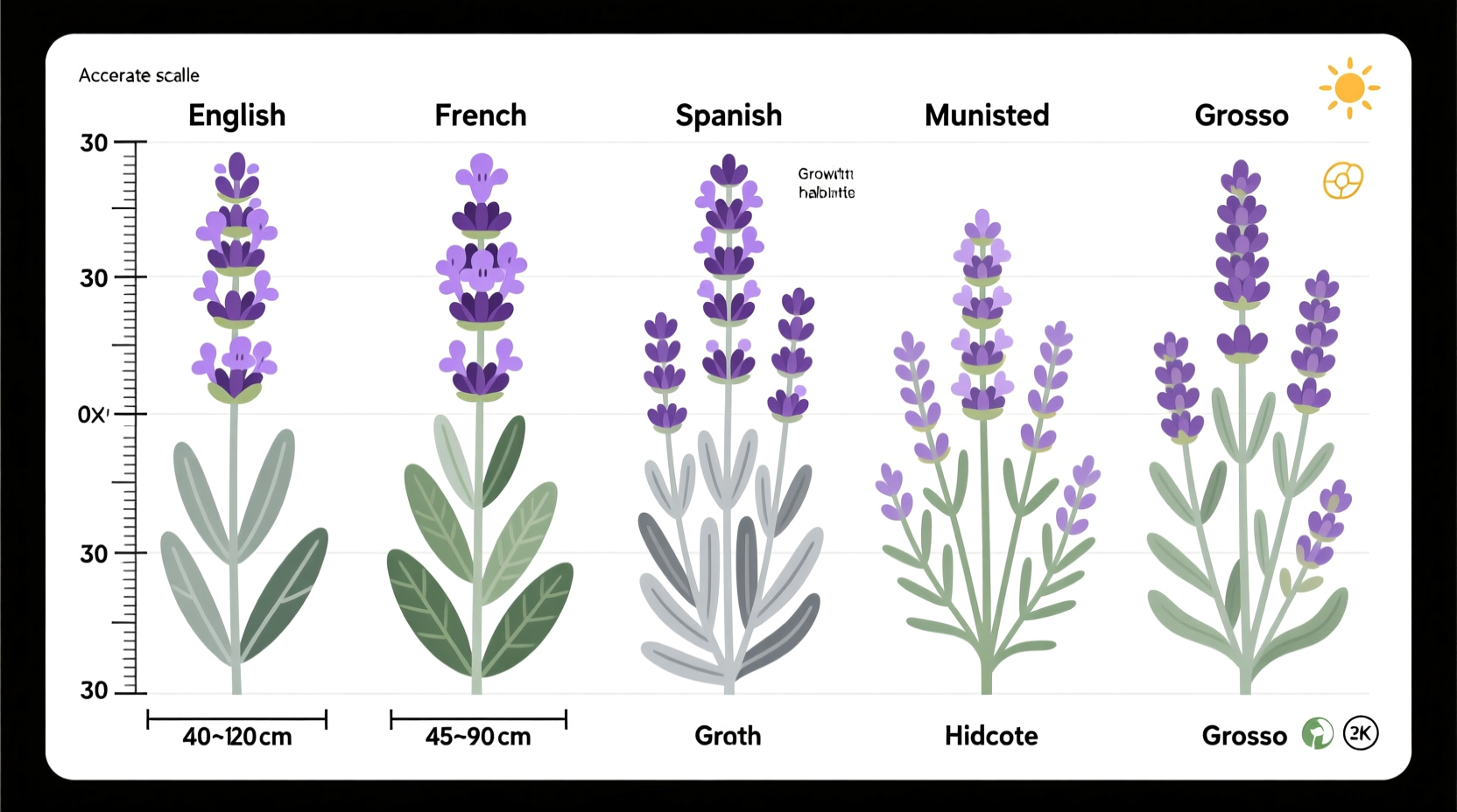 Lavender Size Guide: 12 Varieties Ranked | TheHomeSprouts