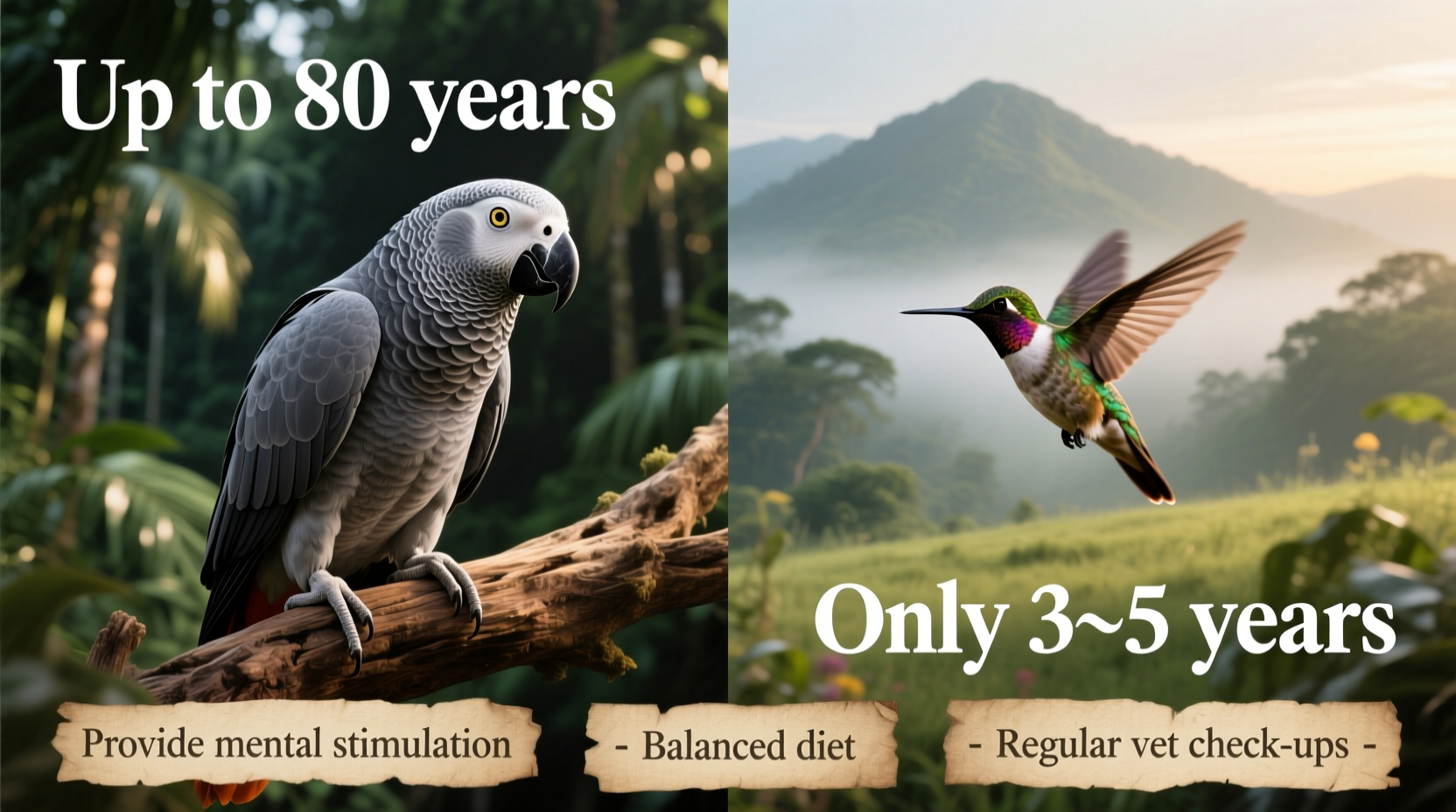 how long can birds live