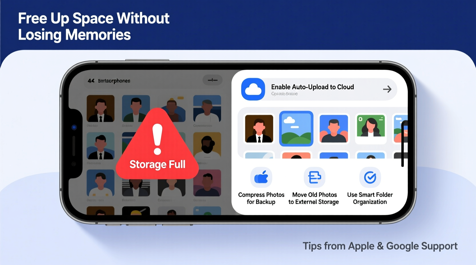 how to free up storage on your smartphone without deleting photos