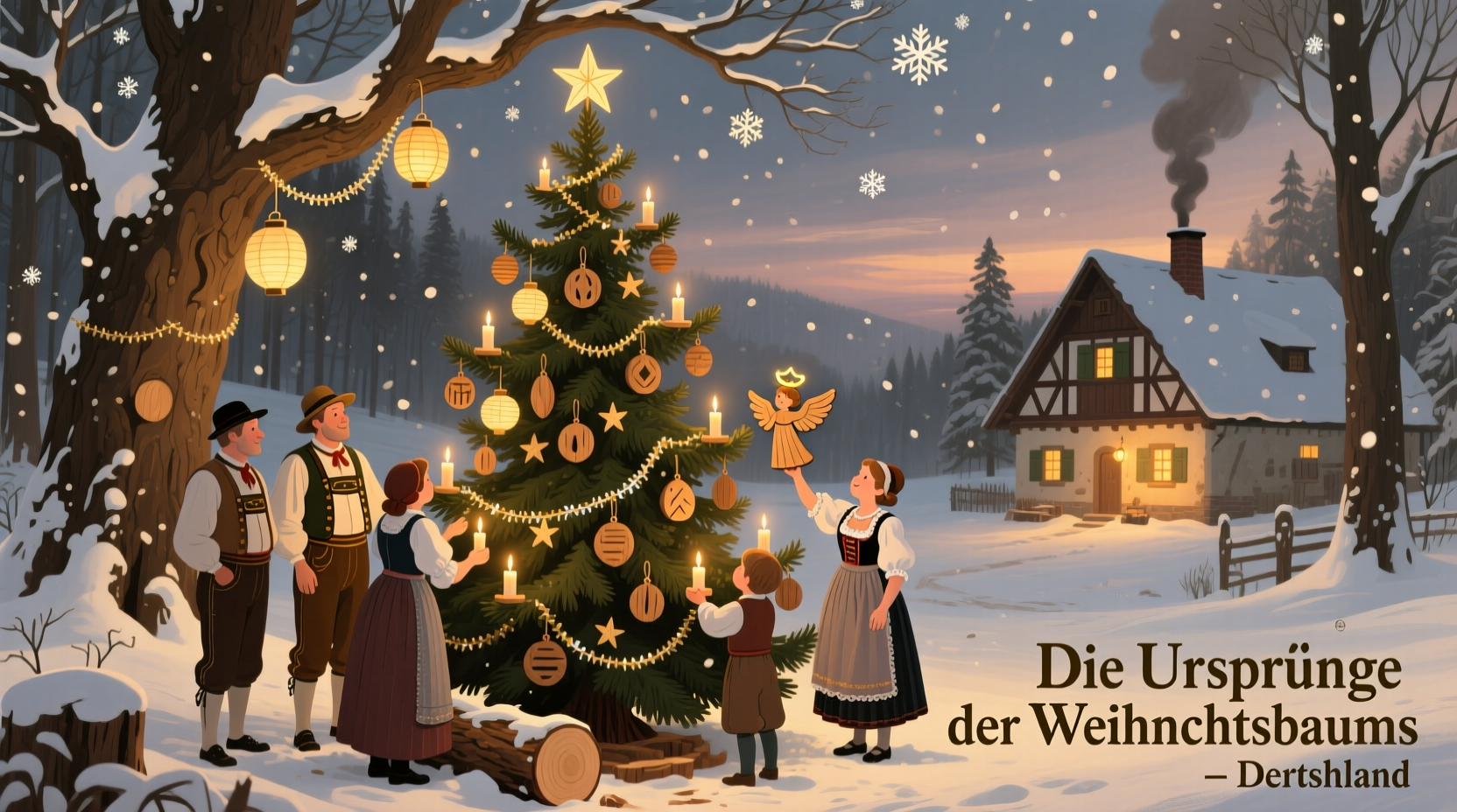 what country did the christmas tree originate