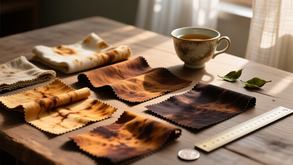 Tea Stained Cloth: The Budget-Friendly Vintage Textile Secret