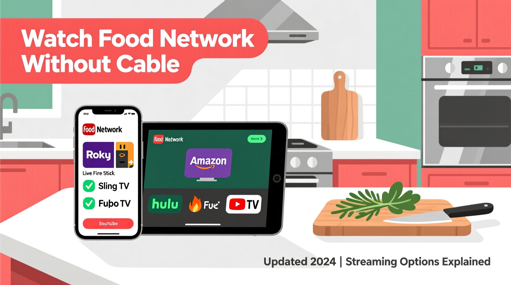 Watch Food Network Without Cable: 5 Working Methods