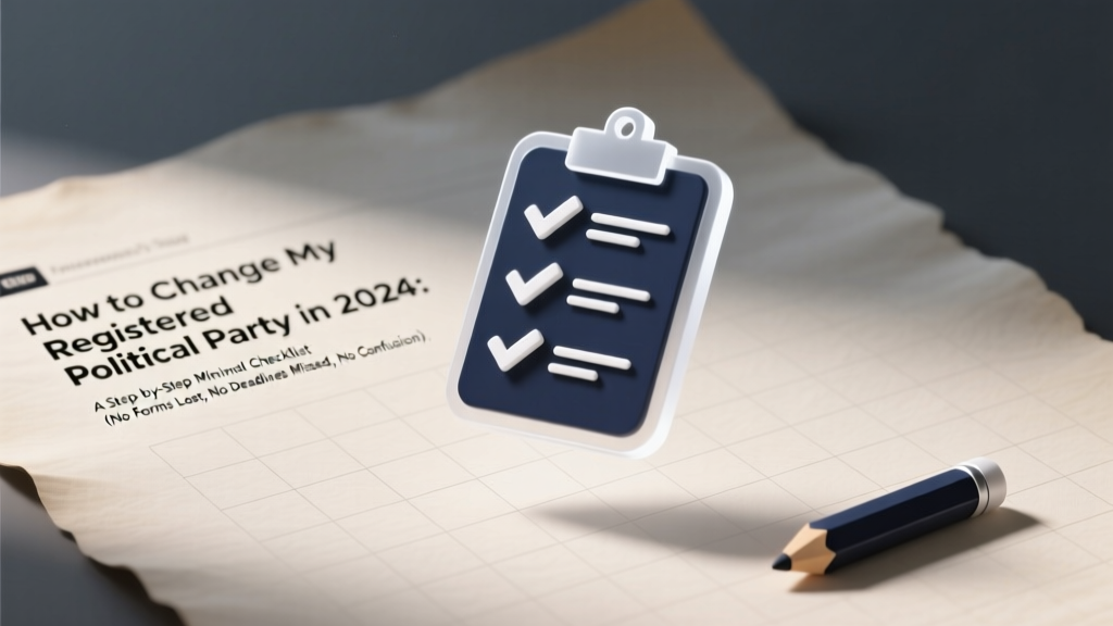 How To Change My Registered Political Party (2026)
