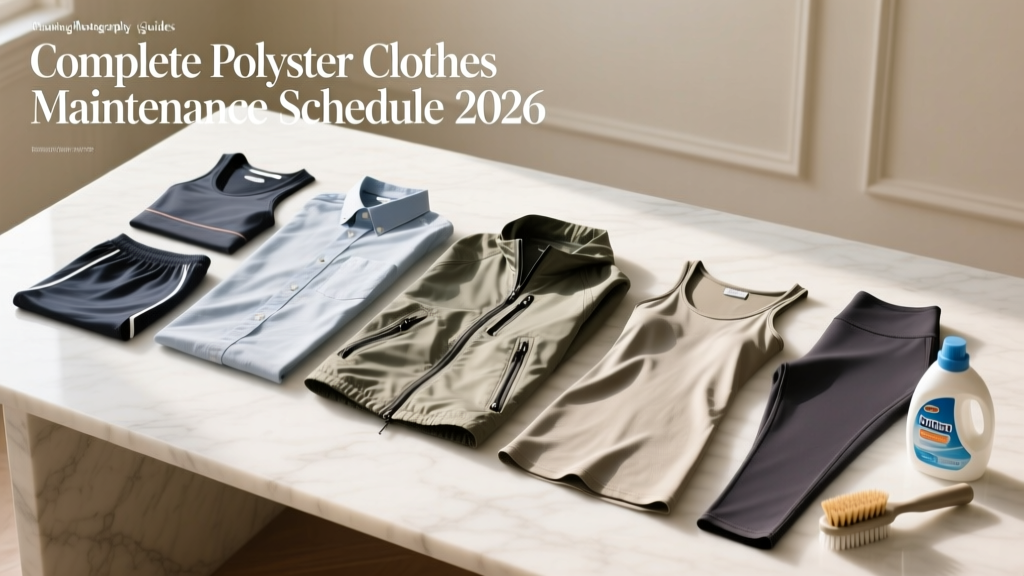 Complete Polyester Clothes Maintenance Schedule 2026
