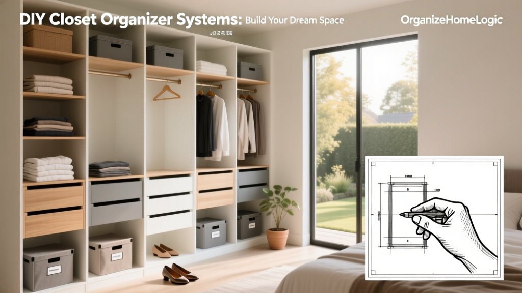 DIY Closet Organizer Systems: Build Your Dream Space