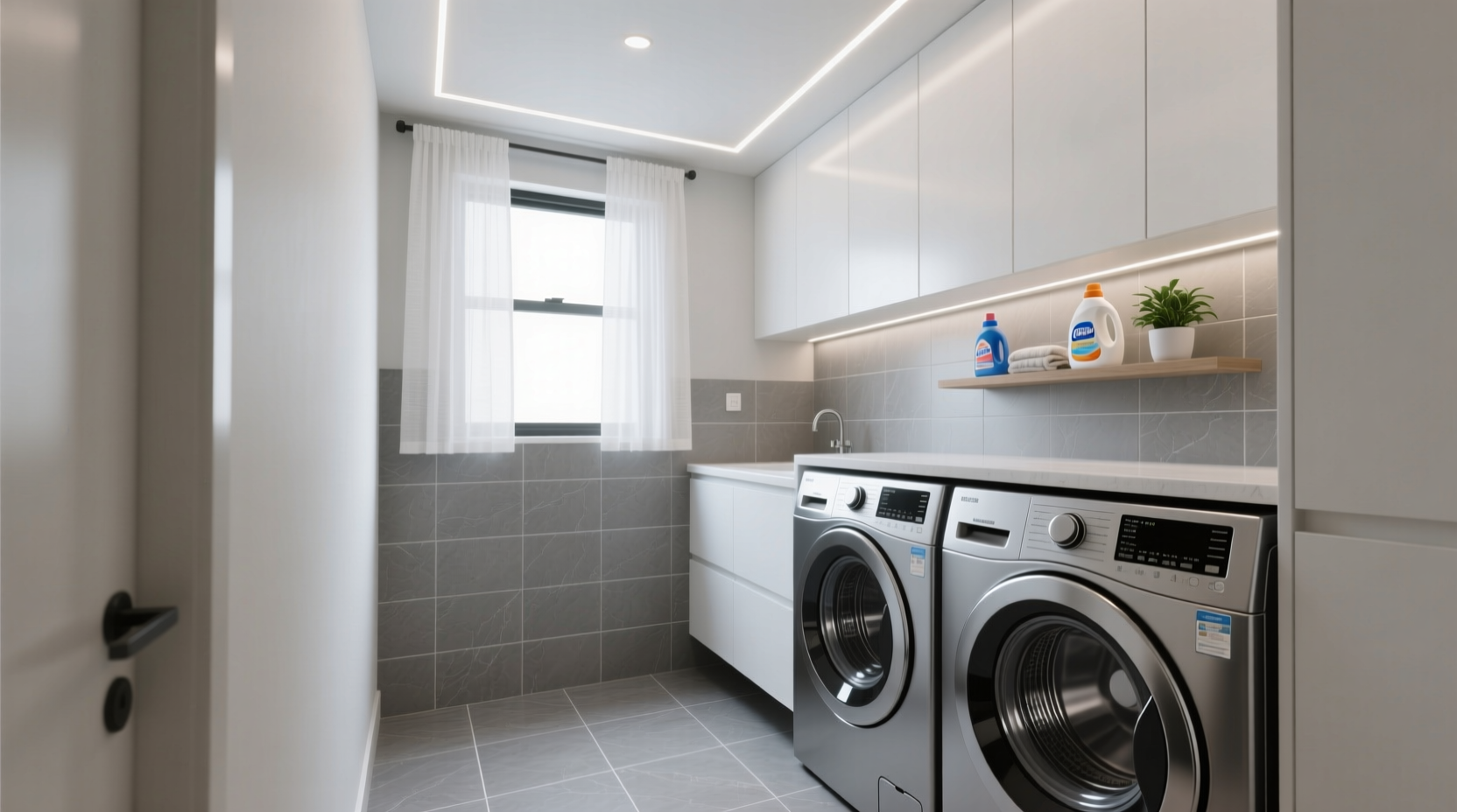 inexpensive laundry room updates