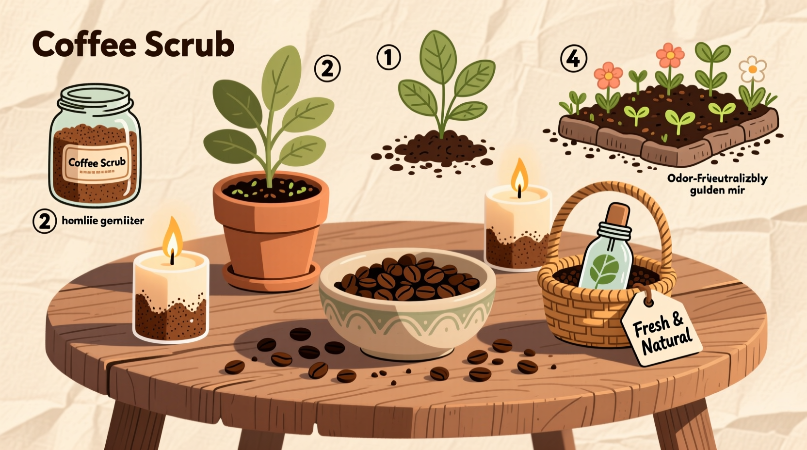 leftover coffee grounds hacks
