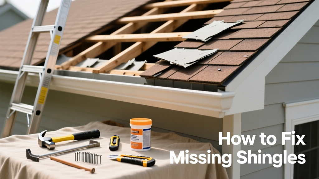 How to Fix Missing Shingles on Your Roof