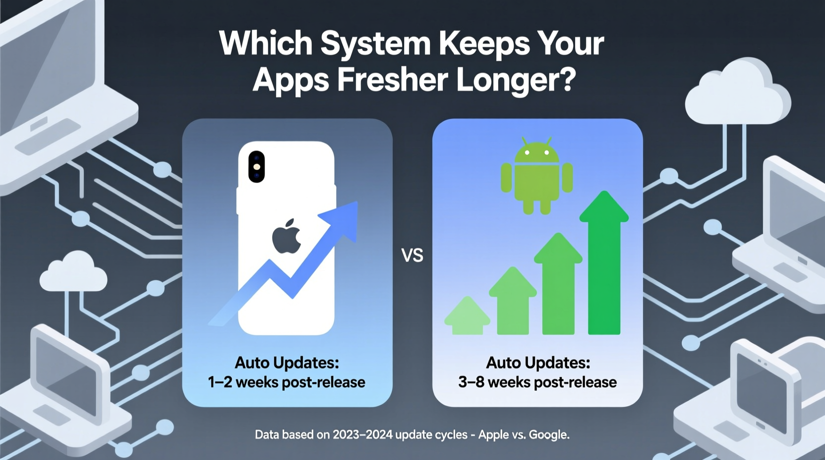 iphone vs android auto updates which system keeps your apps fresher longer