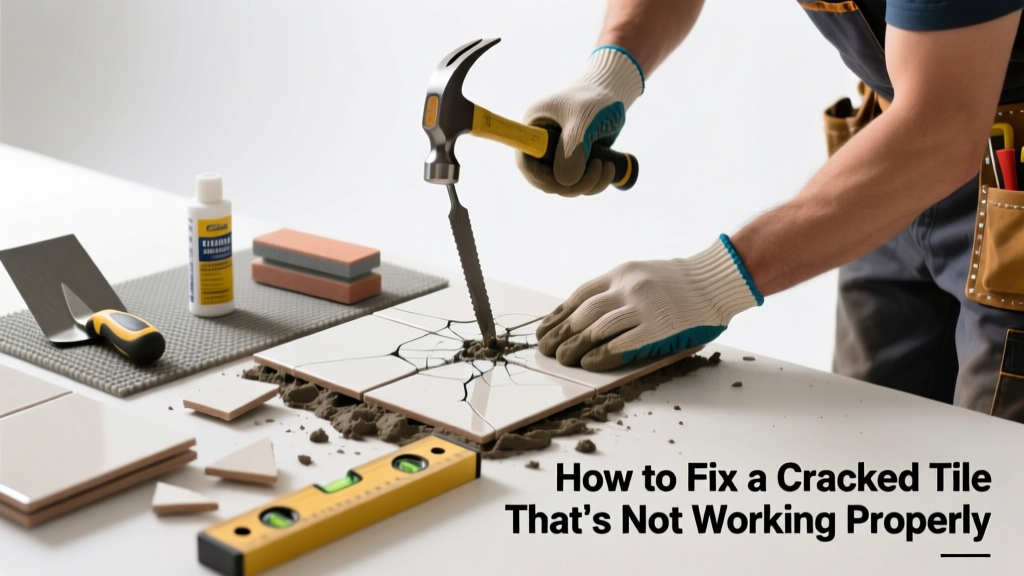 How to Fix a Cracked Tile That’s Not Working Properly