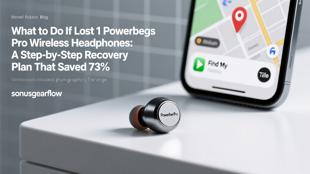 Powerbeats Pro One Earbud Lost? Recovery Guide