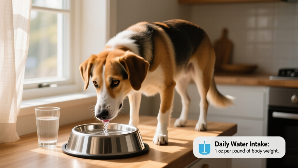 How Much Water Should a Dog Drink?