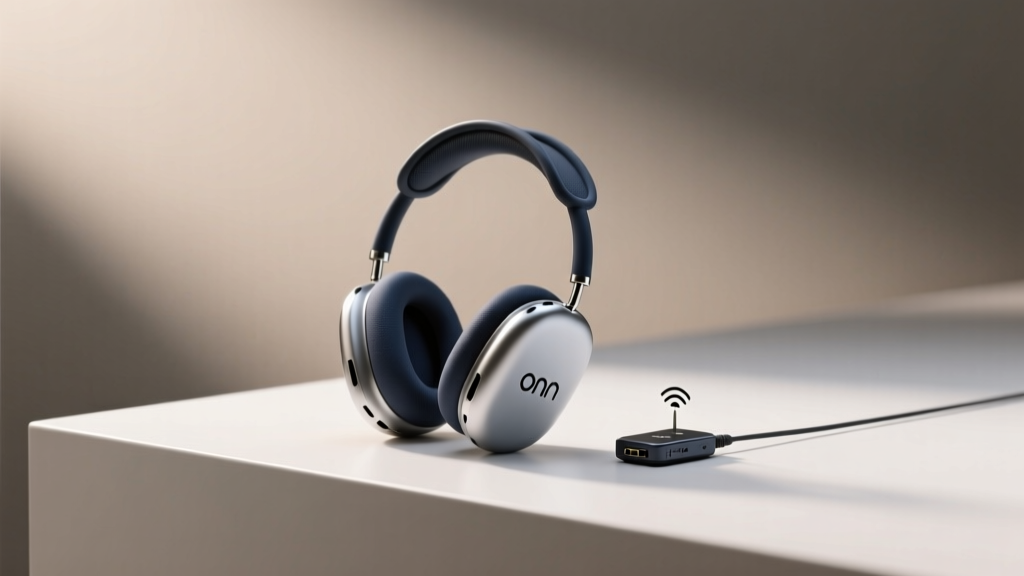 ONN Wireless Headphones with Transmitter Setup Guide