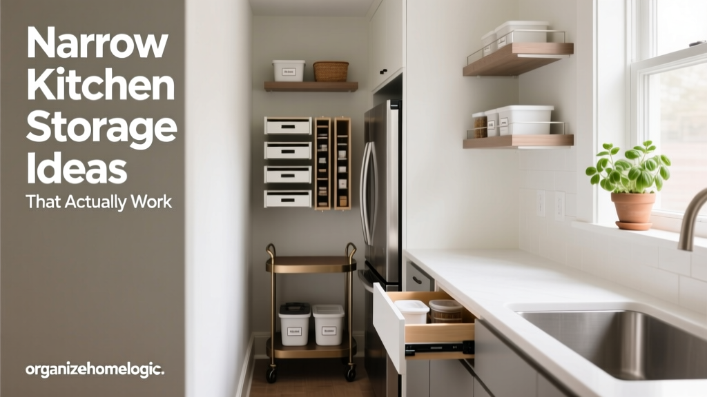 Narrow Kitchen Storage Ideas That Actually Work