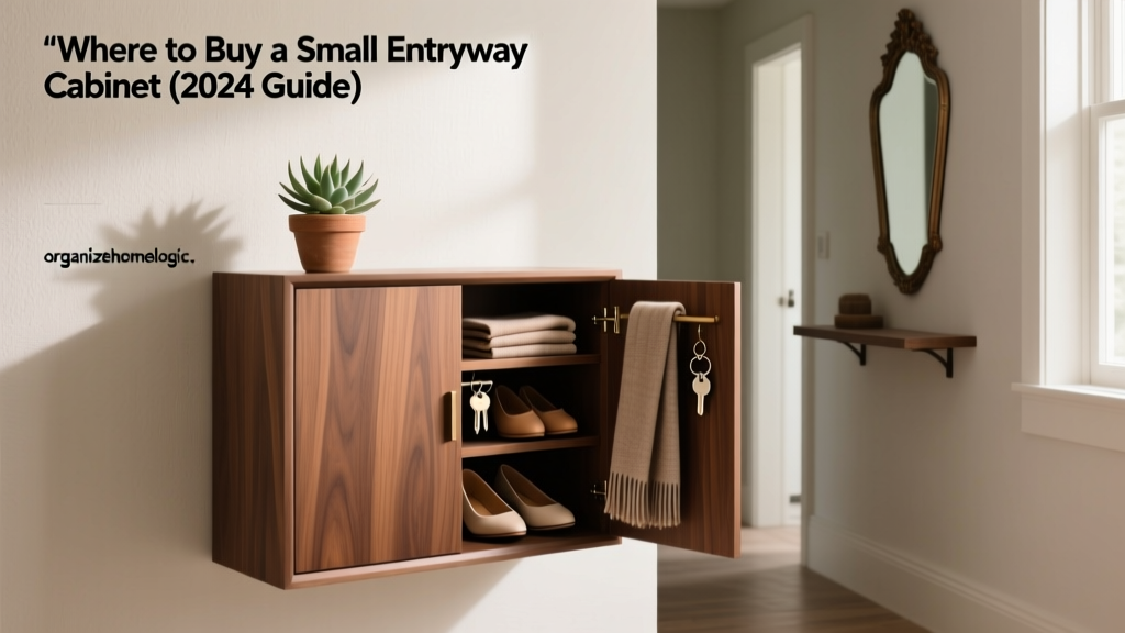 Where to Buy a Small Entryway Cabinet (2024 Guide)