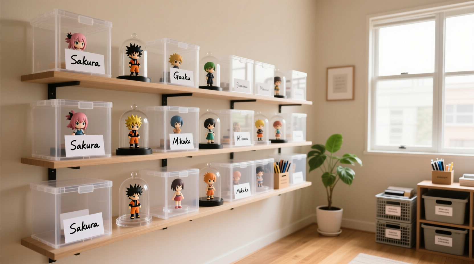 how to organize anime figure collections without breaking the bank