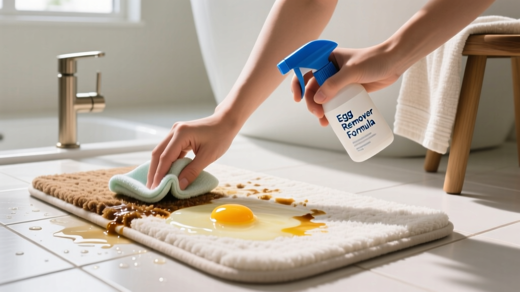 Best Proven Way: How to Get Egg Out of Bath Mat Fast