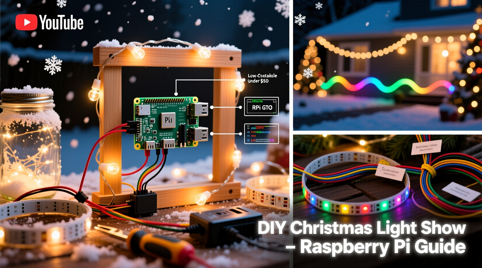 how to make your own animated christmas light show with raspberry pi and affordable tools