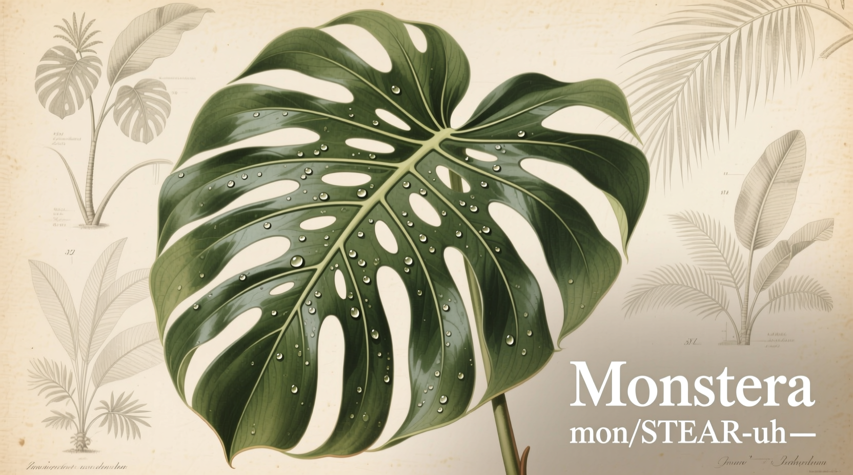 Monstera Pronunciation Guide | TheHomeSprouts
