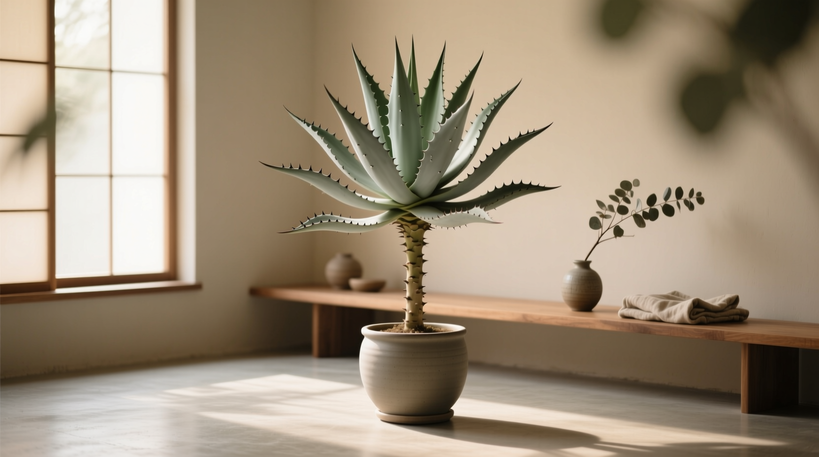 agave attenuata indoors