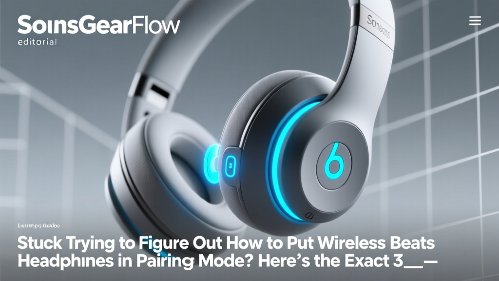How to Put Wireless Beats Headphones in Pairing Mode