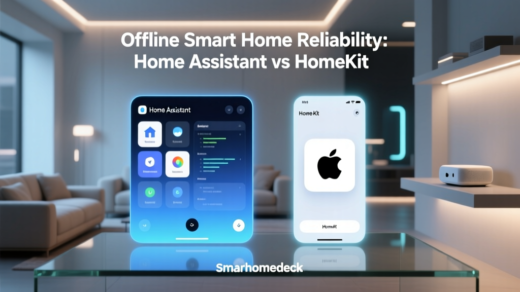 Offline Smart Home Reliability: Home Assistant vs HomeKit