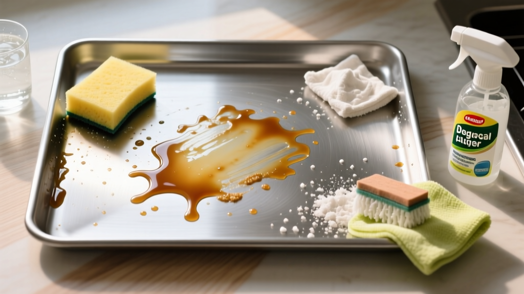 Tested: How to Get Salad Dressing Out of Baking Sheets Fast