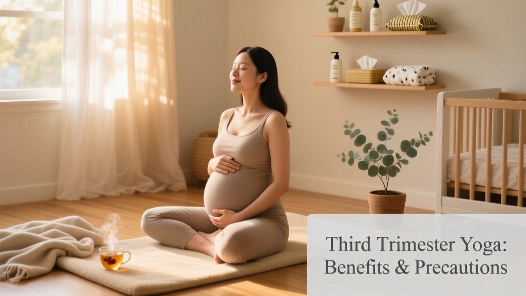 Third Trimester Yoga: Evidence-Based Benefits, Safe Poses, and Critical Precautions for Expecting Mothers
