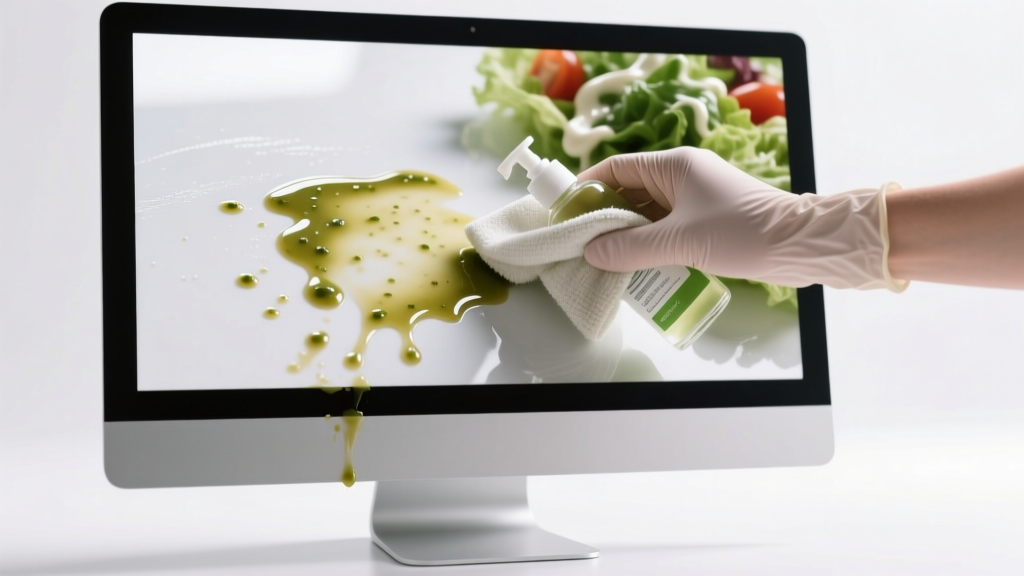 Tested: How to Get Salad Dressing Out of Computer Monitor
