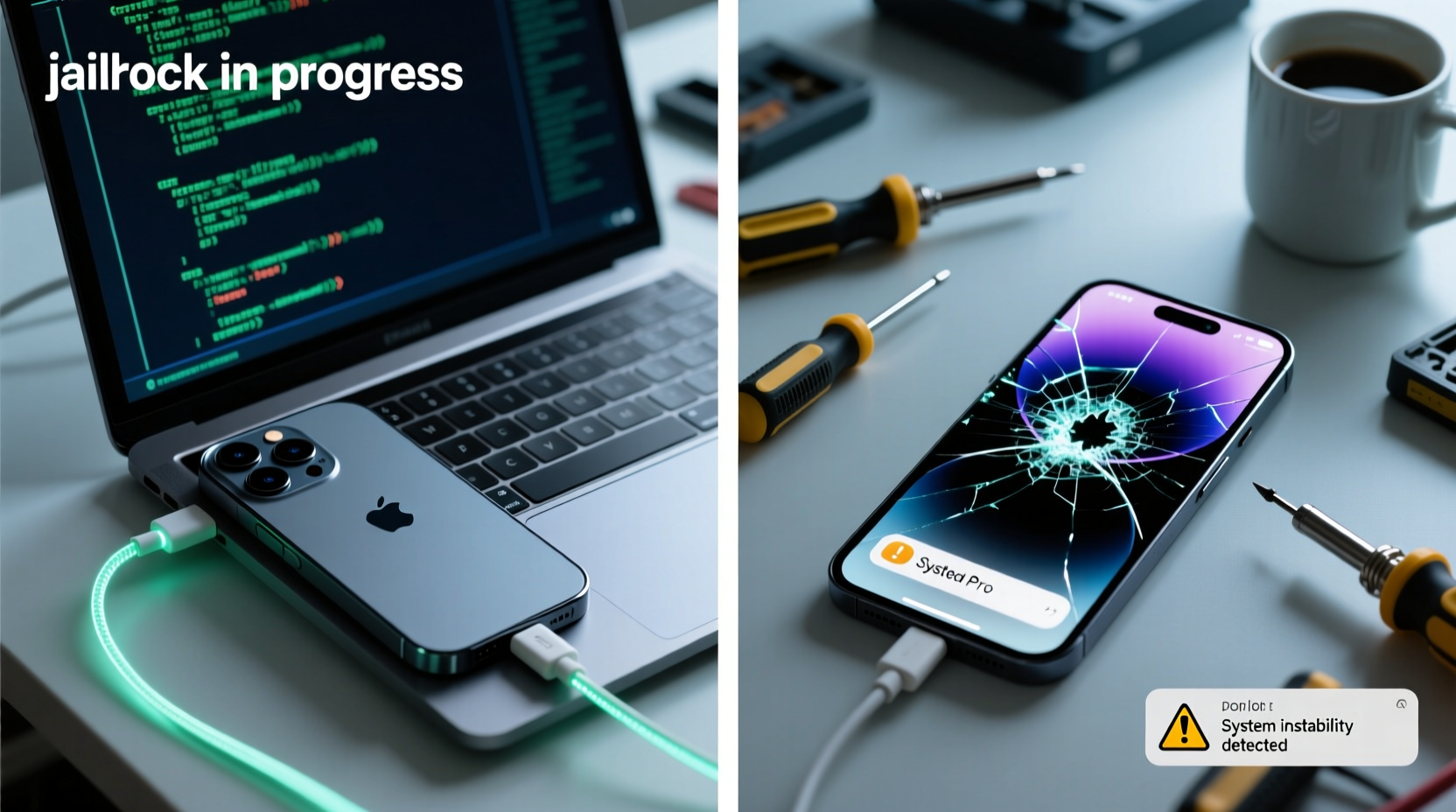 the pros and cons of a tethered jailbreak on your iphon