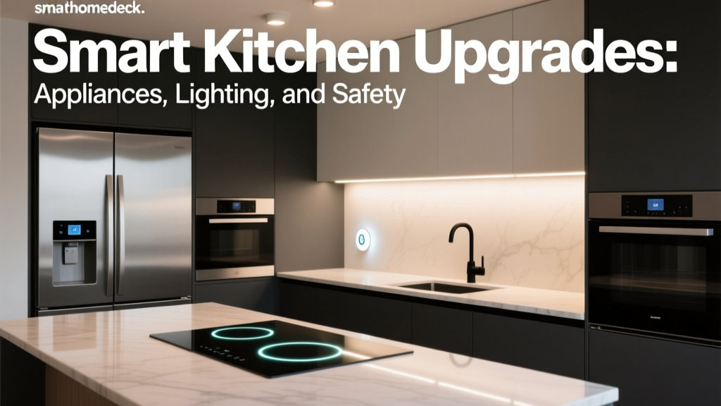 Smart Kitchen Upgrades: Appliances, Lighting, and Safety