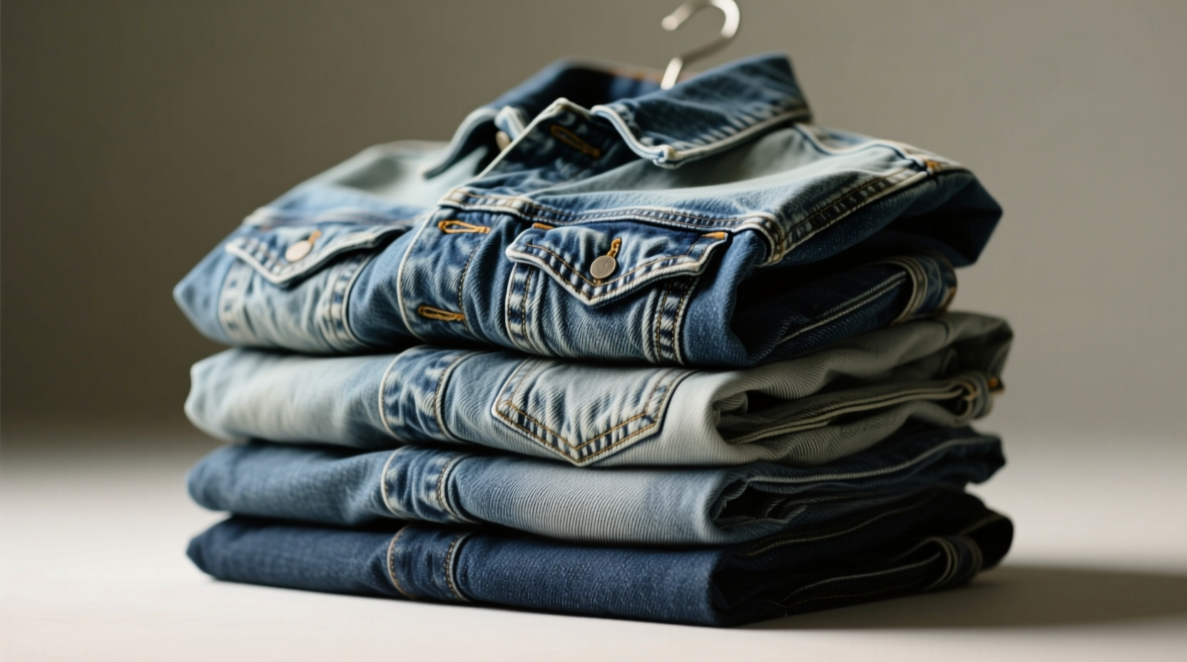 closet organization tips folded denim stack vs hanging rack