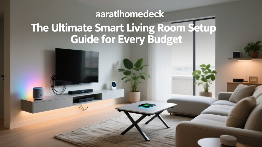 The Ultimate Smart Living Room Setup Guide for Every Budget