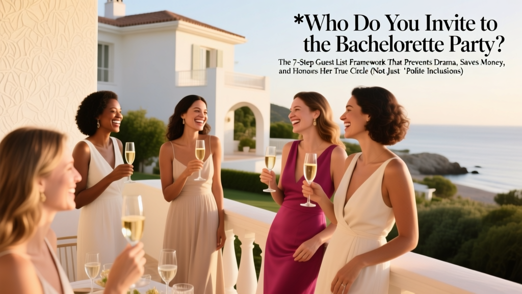 Bachelorette Party Guest List: 7-Step Drama-Free Framework