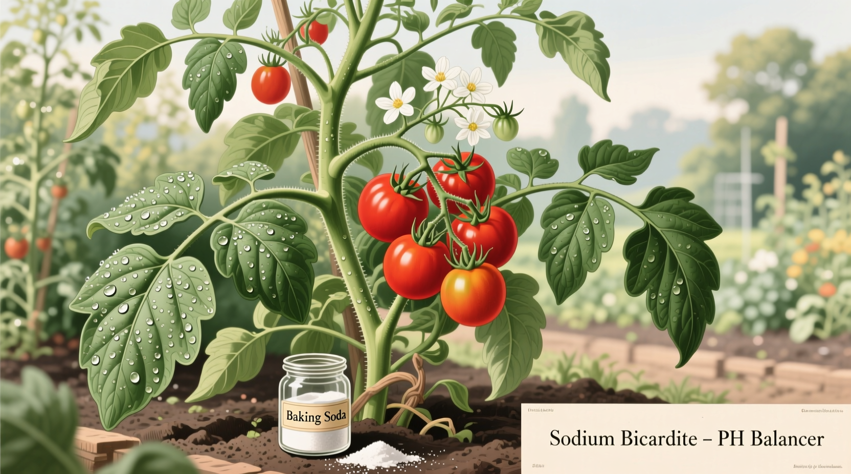 Baking Soda for Tomato Plants: Benefits, Risks & Proper Use