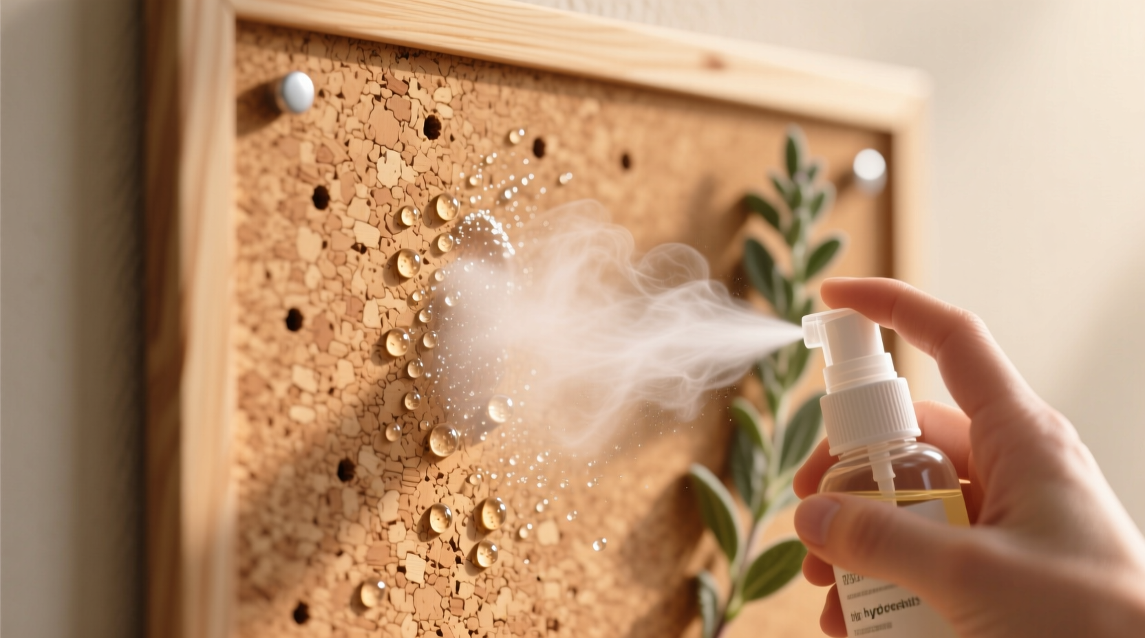 eco friendly cork board cleaning