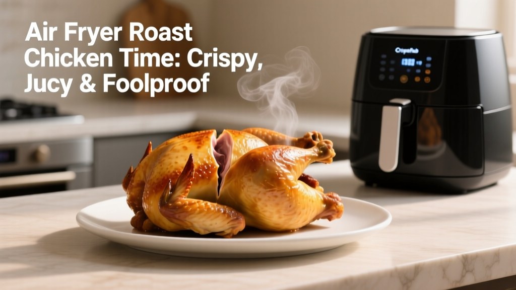 Air Fryer Roast Chicken Time: Crispy, Juicy & Foolproof