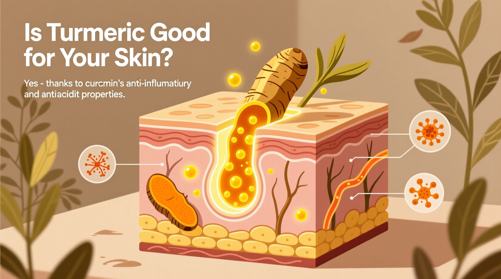 Kurkuma für die Hautpflege