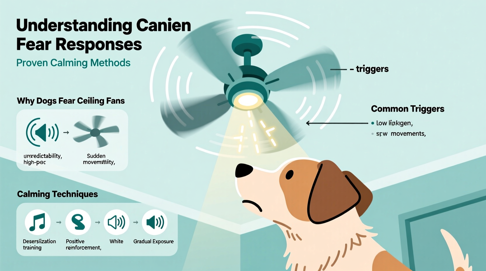 why does my dog bark at ceiling fans possible triggers and calming techniques