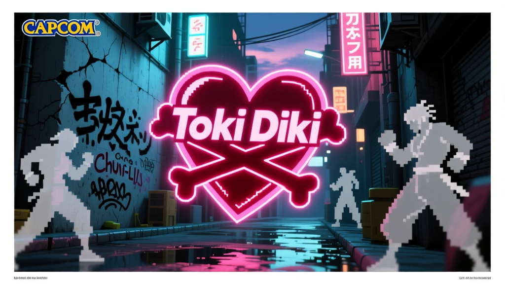 Toki Doki Logo: The Heart-Crossbones Mark That Bridged Street Art and Capcom's Fighting Game Empire